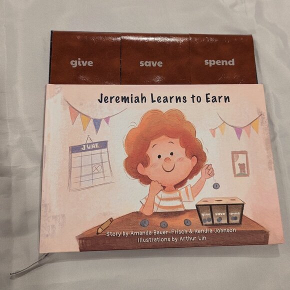 NWT Children's Book Money Skills Financial Literacy ("Jeremiah Learns To Earn") - Picture 1 of 12